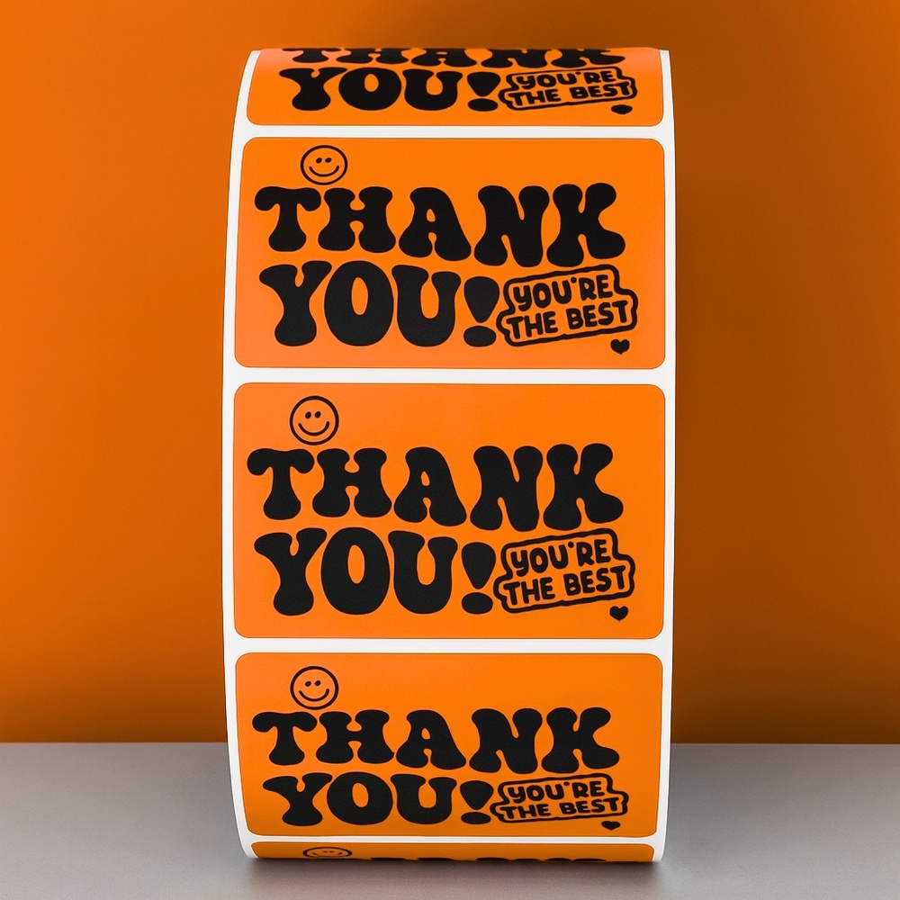 Thank You You’re The Best Stickers – Cute Packaging Labels for Small Business 2" - Picture 6 of 11